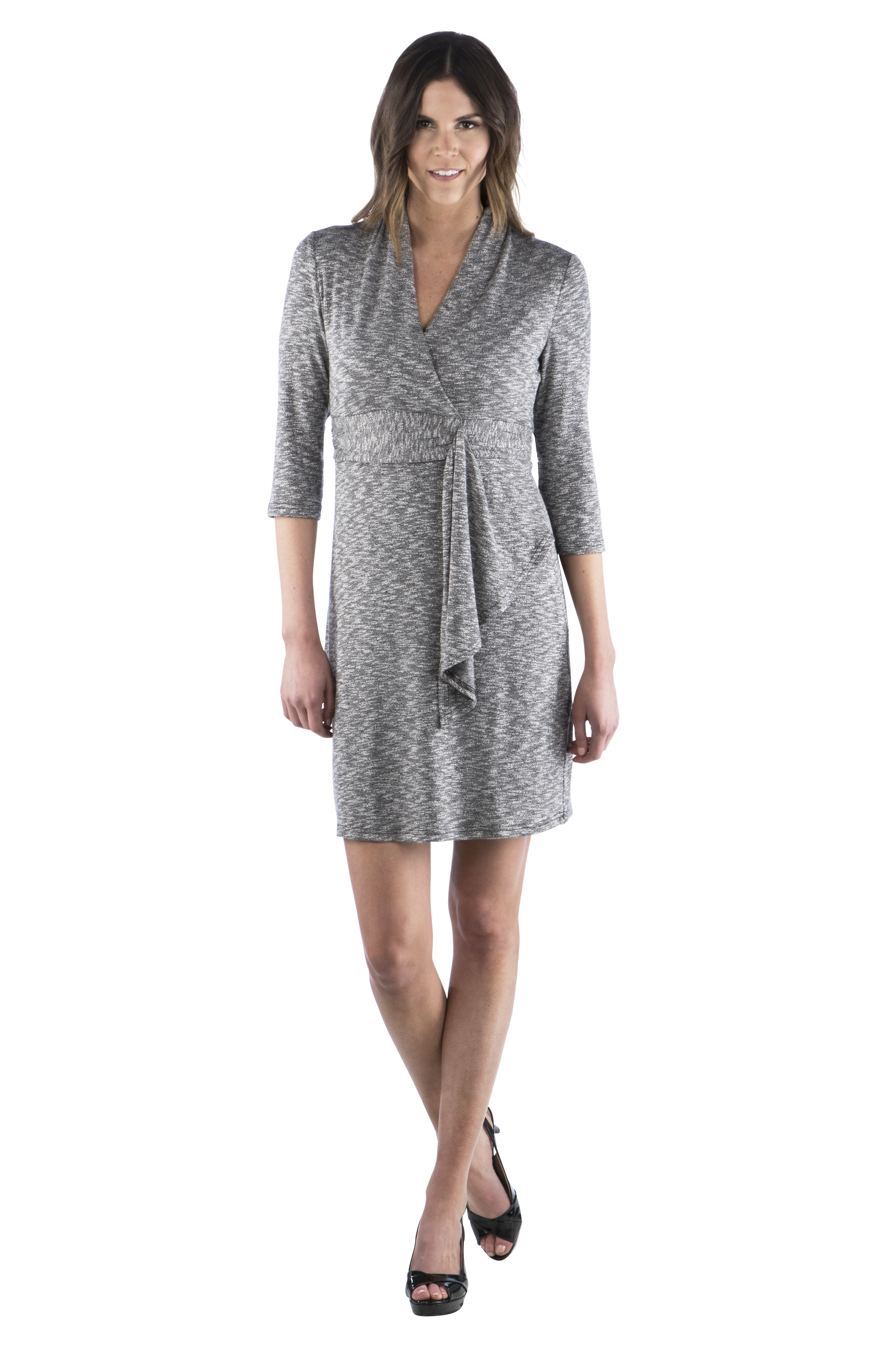 Gray Sweater Dress - Jade