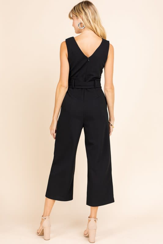 Belted Jumpsuit - Jade